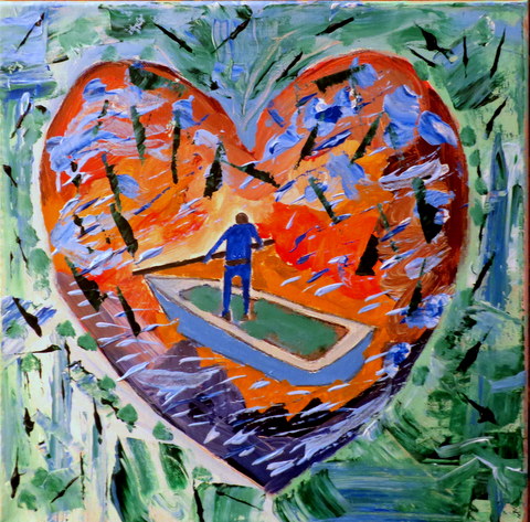12 x 122 acrylic pant on canvas