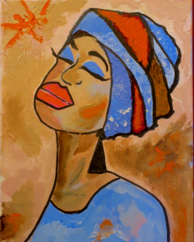 12 x 14 acrylic paint on canvas