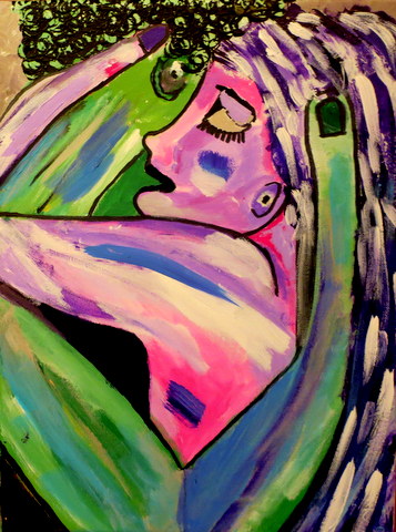 12 x 16 acrylic paint on canvas