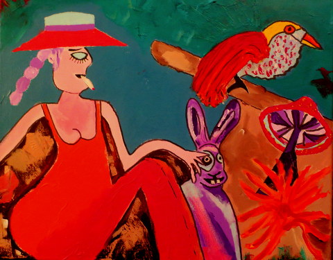 16 x 20 acrylic paint on canvas