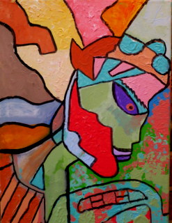 12 x 14 acrylic paint on canvas