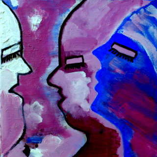 12 x 12acrylic paint on canvas