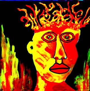 16 x 16 acrylic Paint on Canvas