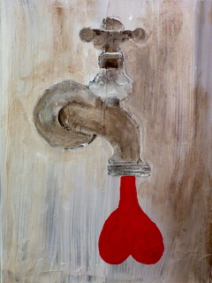 16 x 16 acrylic paint on canvas
