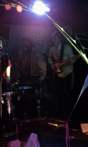 me and haas on stage
