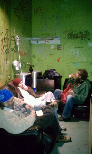 me carl and will...green room