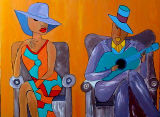 acrylic paint on 30 x 40 canvas